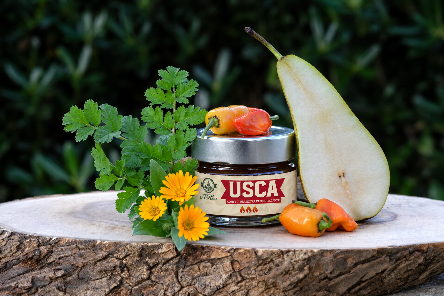 USCA-Confettura di pere piccante